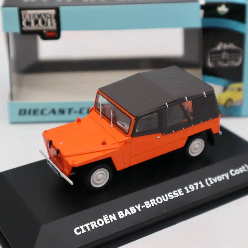 Коллекция литых под давлением моделей Citroen 2CV of the World Baby брусс 1971 цвета слоновой