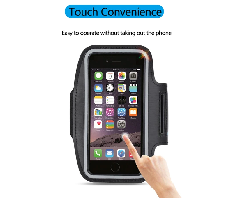 Открытый Бег Телефон водонепроницаемая сумка-повязка на руку для Apple iphone 6 6s 7 8 plus xs xr max 11 Телефон нарукавник спортивный тренажерный зал держатель чехол
