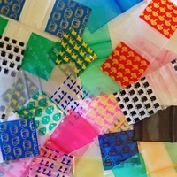 400 Baggies Wholesale retail Random 4 Designs Ziplock Design Bags Mini Plastic Grip Seal Bag 1010 1"X1" Drop Shipping 1