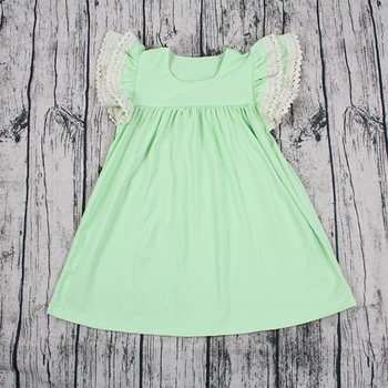 

Yawoo Elegant Solid Cotton Baby Girl Dress Summer Casual Dresses Girls Party