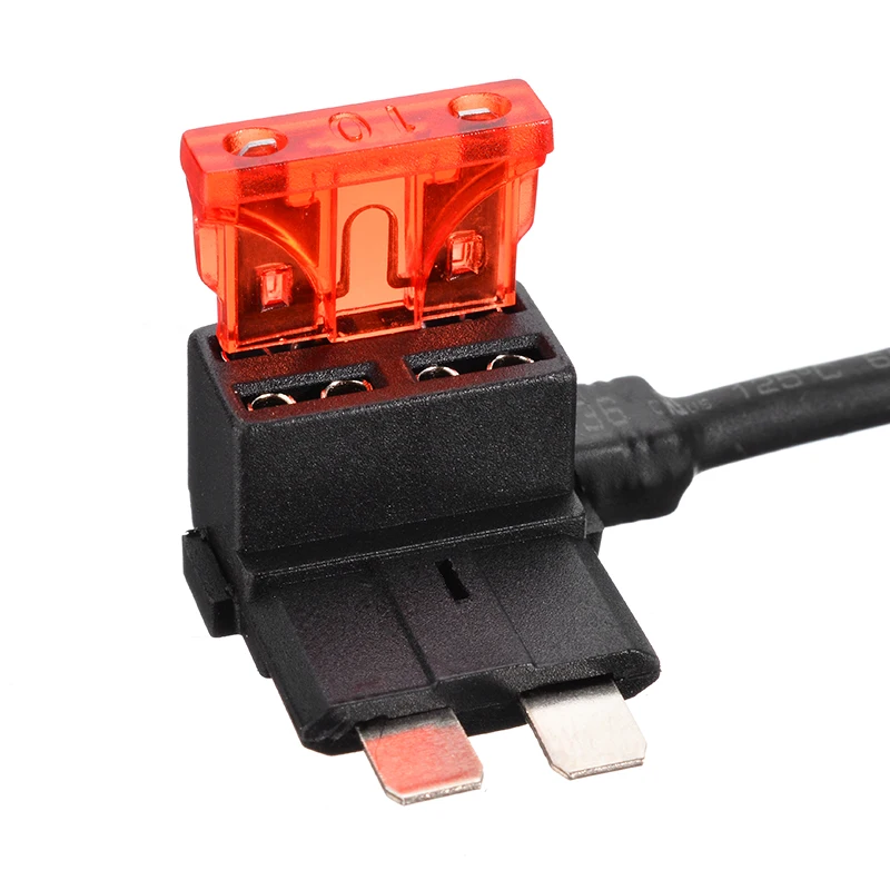 5pcs Car Fuse Box 12V 24V Holder Insurance ATM Adapter Tap Standard Blade Micro Add-a-Circuit Adapter Fuse Set Accessories