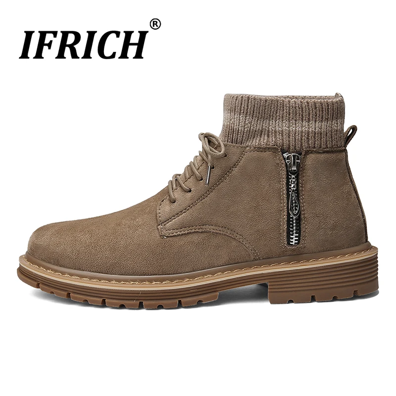 Новые трендовые рабочие безопасные ботинки мужские модные мужские ботинки s носок с застежкой черные мужские осенние ботинки ковбойские сапоги на плоской подошве мужские дизайнерские кроссовки