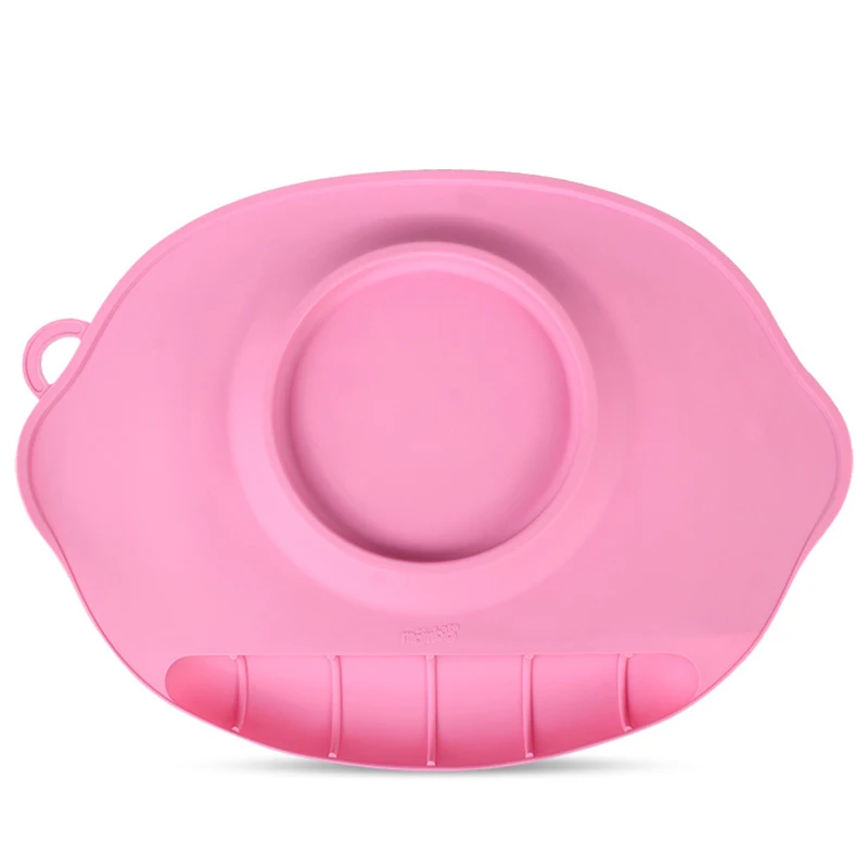 

Solid Color Children Silicone Plate Placemat Waterproof Baby a Tableware Sucker Silicone Mats Kids Table