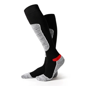 

Men Protection Snowboard Cycling Thicken Long Cotton Anti Shedding Socks Warm Hiking Running Stockings Outdoor Ski 1 Pair