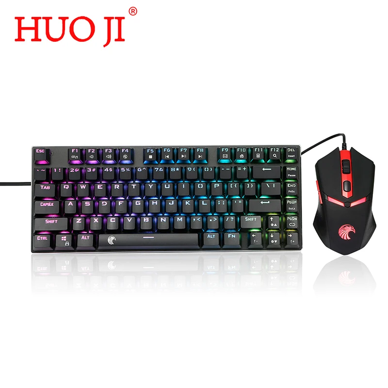 huo-ji-z-88-teclado-mecanico-rato-combinacao-2-em-1-azul-interruptor-tkl-teclado-3200-dpi-jogo-de-ratos-conjunto
