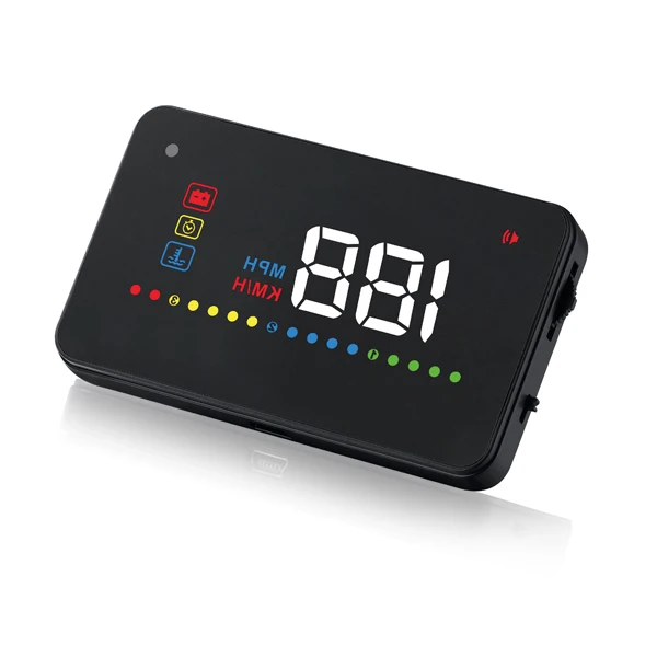A200 HUD OBDII EUOBD Дисплей нано-технология, показывающая превышение скорости Предупреждение системный проектор