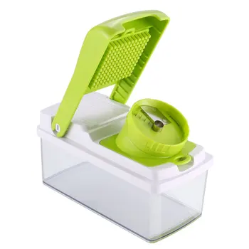 

ABS ABS Fruit Vegetable Multi Functional Peeler Slicer Dicer Cutter With Container for Zucchini Vegetarian Cooking