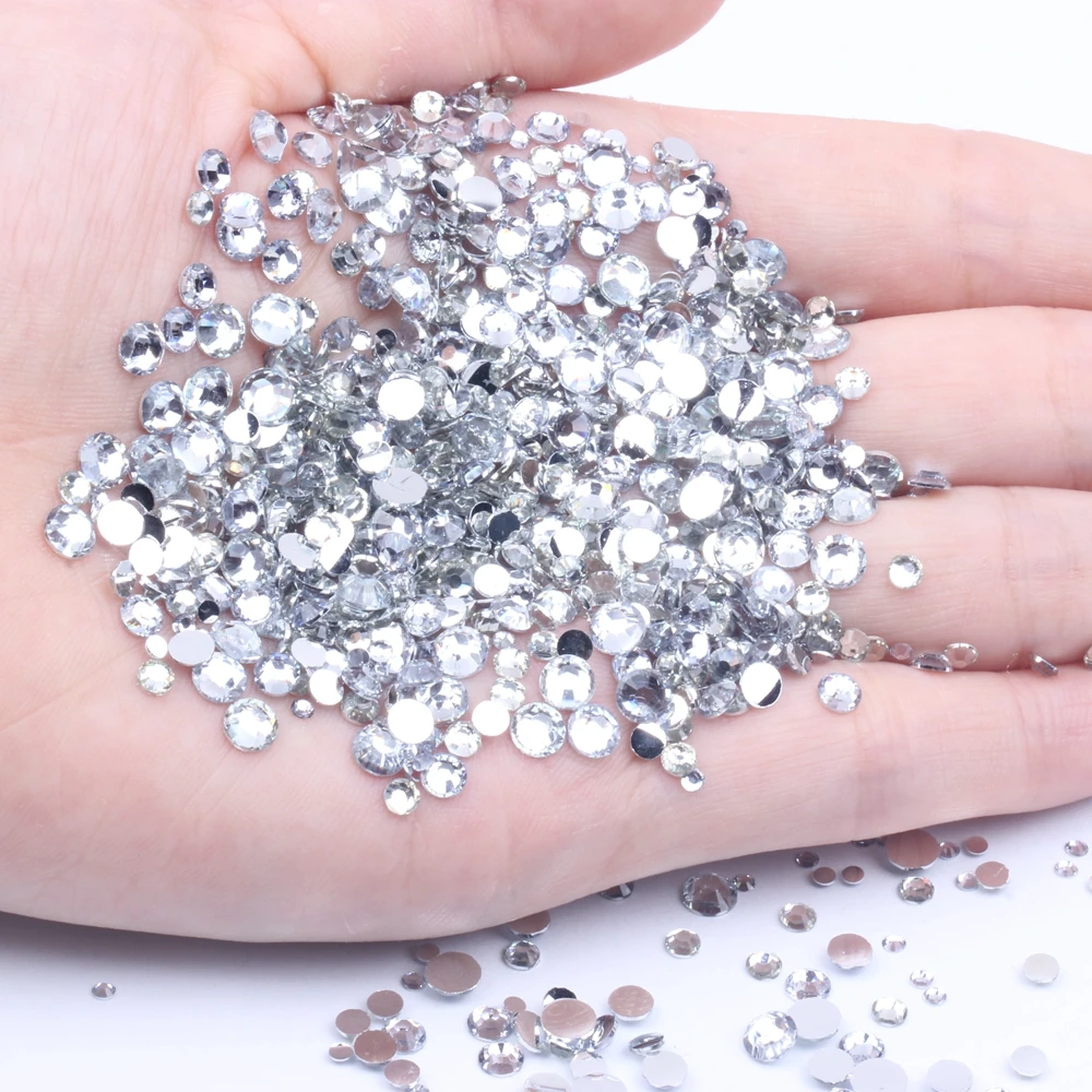 Flat Back Rhinestones Crafts  Stones Clothes Decorations - Resin Flat Back  Non - Aliexpress