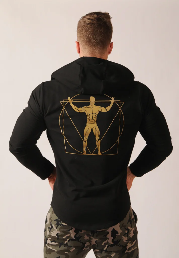 Men Fashion Hoodie with Zipper Pockets Casual Sports Wear Autumn Hoodies Men Sweatshirts Thin Coat Streetwear