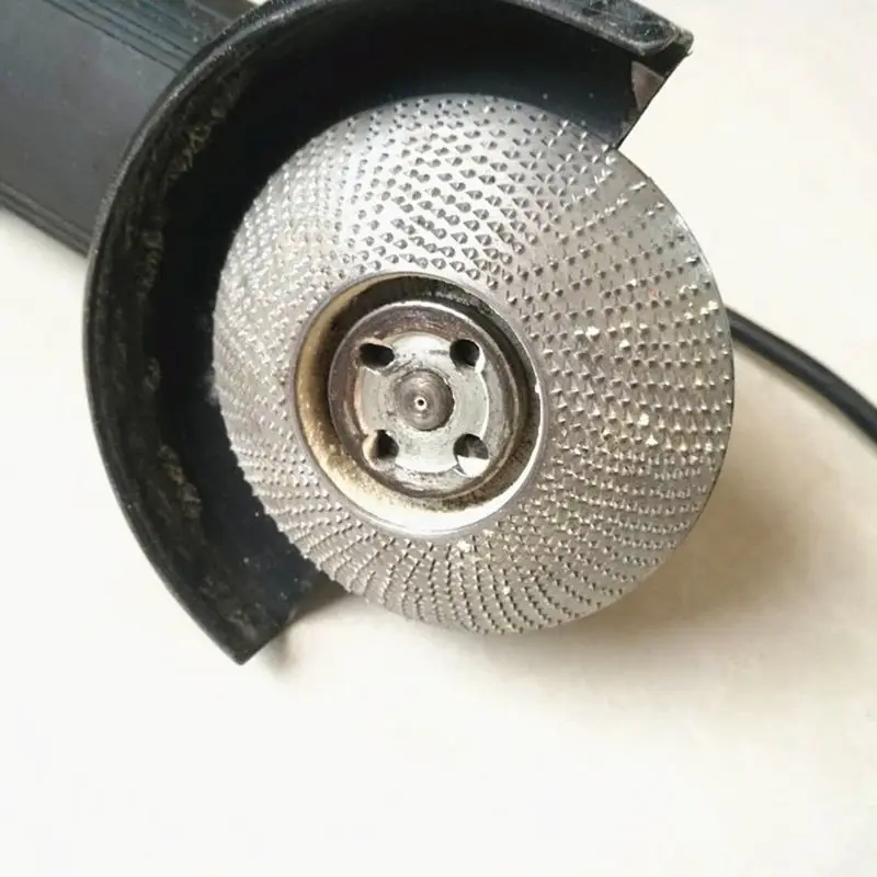 

Woodworking Angle Burr Grinding Disc Saw Blade 4 inch Sanding Carving Rotary Abrasive Tool for Non Metal Materials