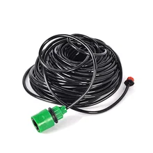 5/15/натяжной канат длиной 25 м наборы для полива автоматический Балконный горшок микро капельного полива Системы Регулируемый микро комплект капельного полива растений