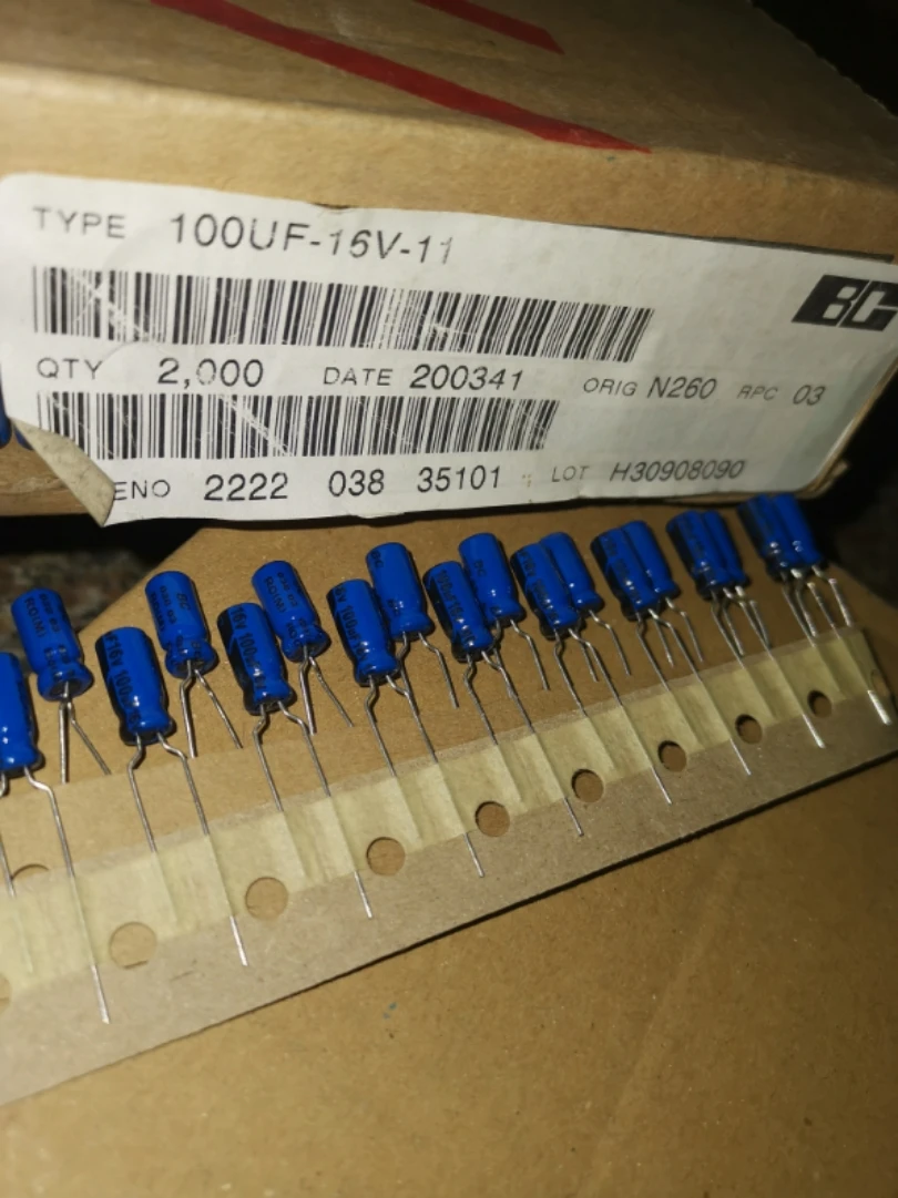 10 шт./30 шт. Нидерланды BC VISHAY 16V100UF 038 серия акустическая электролитическая