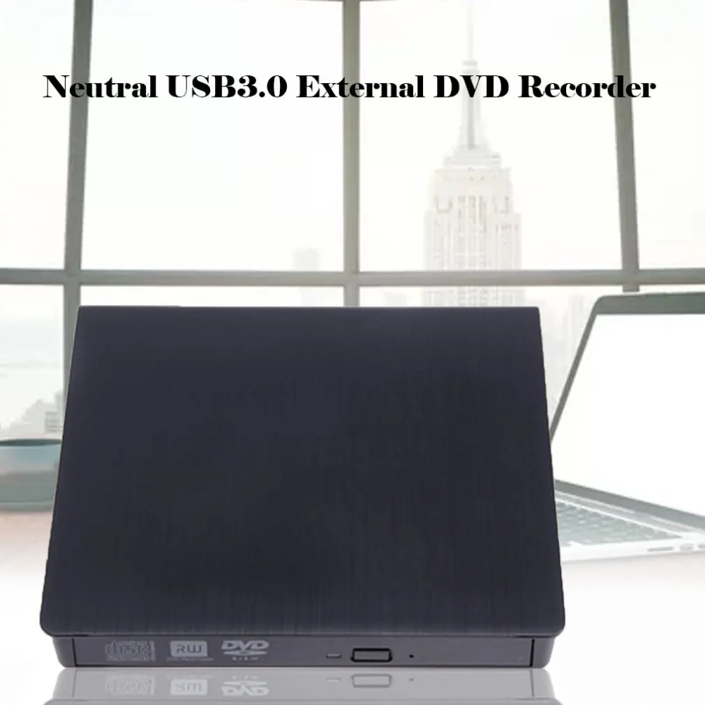  USB 3.0 External Drive DVD-ROM CD-RW DVD-RW Burner Player Portable Reader Slim for Windows7/8/10 La