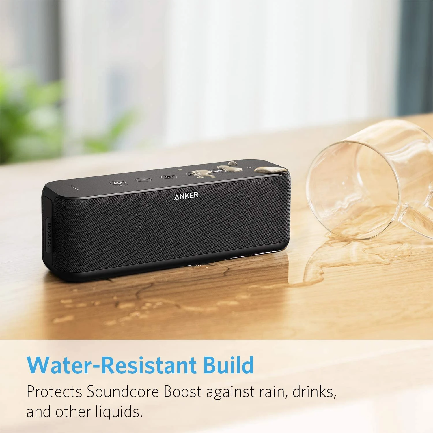 Imagen de Soundcore-Altavoz Bluetooth Boost, portátil, con sonido bien equilibrado, BassUp, 12H de tiempo de reproducción, USB-C, resistente al agua IPX7