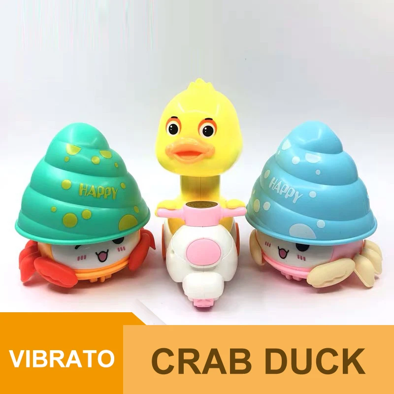 

Battery-Free Push-Back Children'S Toy Car Push-Type Small Yellow Duck Pressure Inertia Children'S Motorcycle Sprouting Duck