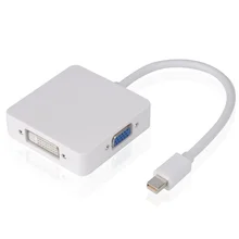 Мини дисплей порт Thunderbolt HDMI/DVI/VGA 3 в 1 Mac Pro Дисплей порт кабель адаптер преобразования для Apple MacBook Air