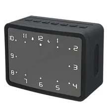 Bluetooth 4,1 динамик будильник Настройка USB перезаряжаемая функция повтора настольные часы цифровой светодиодный дисплей беспроводной музыкальный плеер