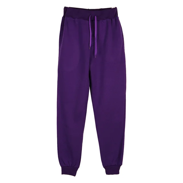 2019 New Men Joggers Brand Male Trousers Casual Pants Sweatpants Jogger 15 color Casual GYMS Fitness Workout sweatpants Purple