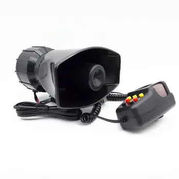 

1Set Tone Sound Car Emergency Siren Horn Emergency Amplifier Hooter 12V 100W