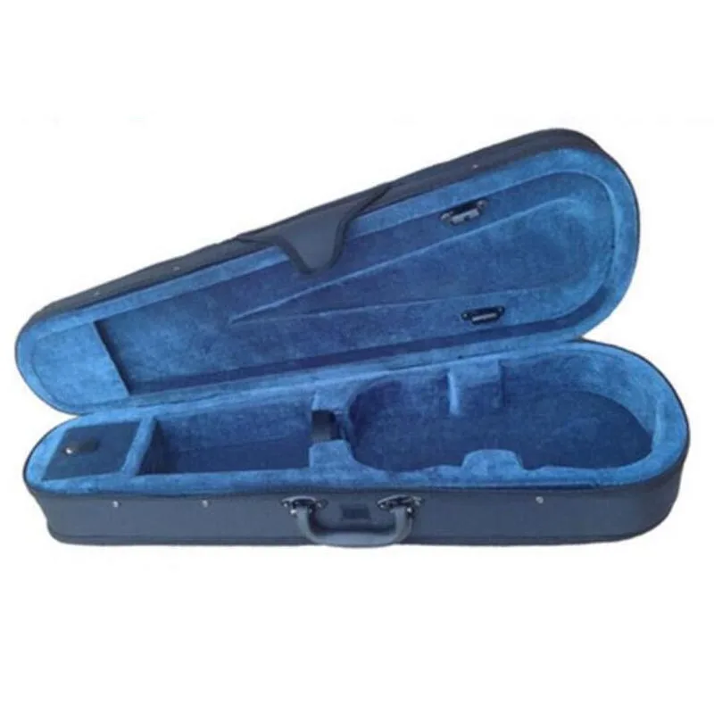 Fastshipping 4/4 3/4 1/2 1/4 1/8 Triangular foam violin hard case professional violino Case violin storage box violin parts