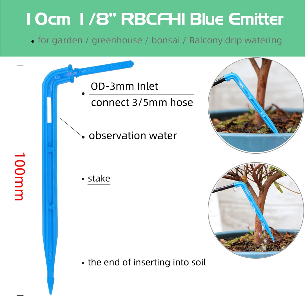 Greenhouse drip irrigation 4-way drip arrow 2-way transmitter irrigation system Potted plants with greenhouse suite 10set 20set 4