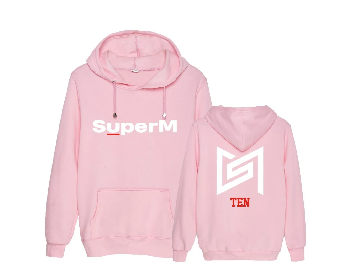 K-pop SuperM BAEKHYUN KAI Lucas Ten Taeyong Taemin Mark поддерживающие толстовки больших размеров Kpop SuperM толстые толстовки пуловеры