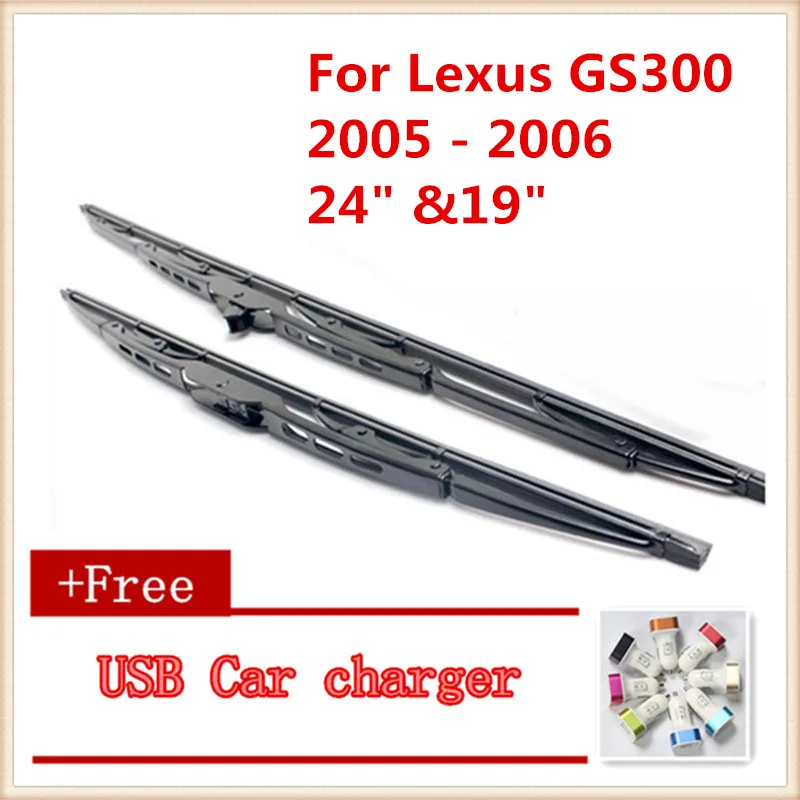 2 шт./лот щетка стеклоочистителя для лобового стекла автомобиля для Lexus GS300(1997-2006 - Цвет: 2005 - 2006