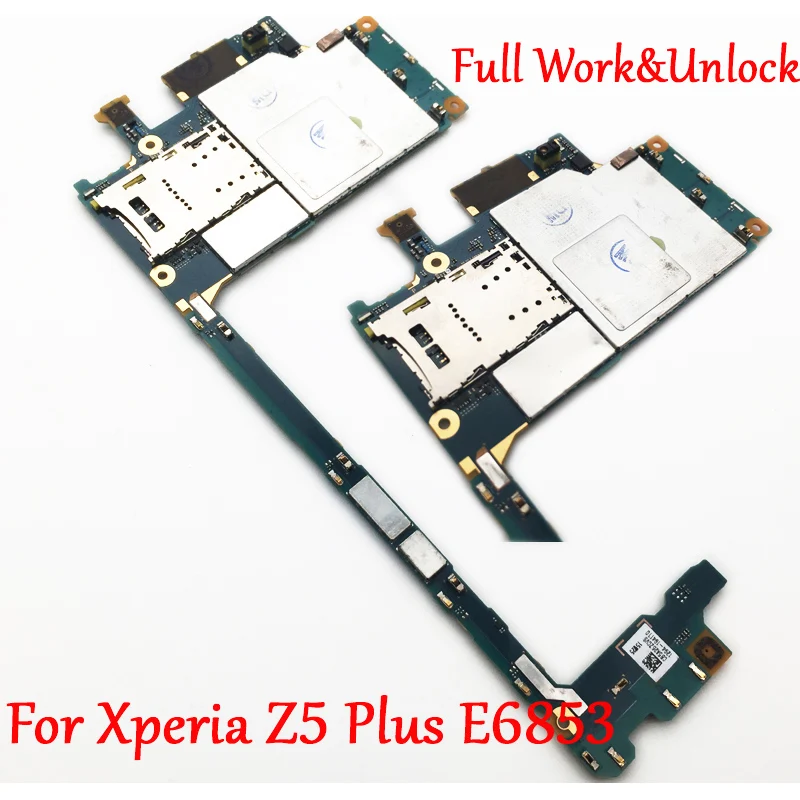 

Full Work Original Unlocked Motherboard For Sony Xperia Z5 Plus Z5+ Premium E6853 Single-SIM Logic Circuit Electronic panel