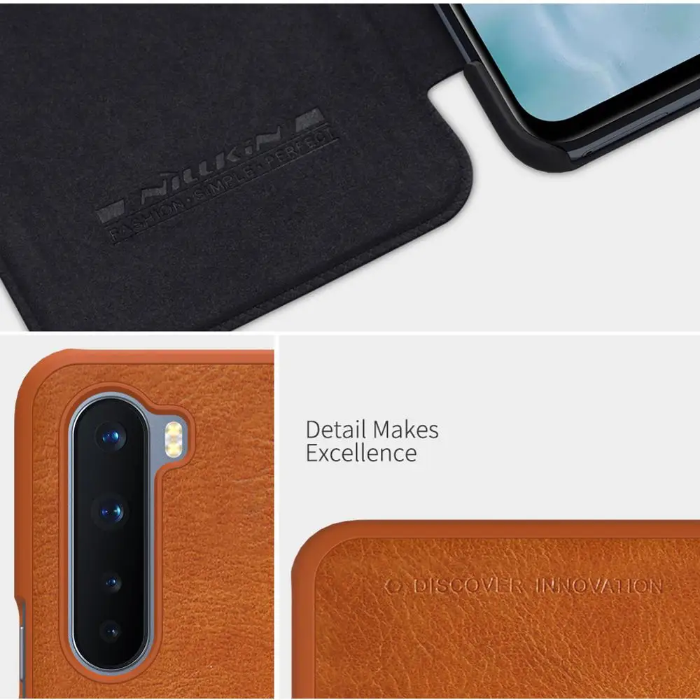 Чехол Oneplus 7/7t чехол Nord NILLKIN Qin кожаный книжка для OnePlus 8T 8 pro чехол|leather case|case seriescase for |