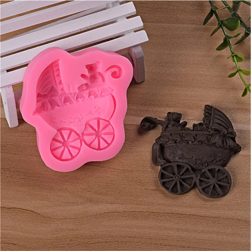 Искусственные помадки инструменты для украшения силиконовая форма 3D розовый