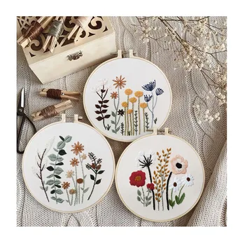 

Embroidery needle punch craft embroidery kit cross stitch thread embroidery hoop DIY knitting sewing accessories tool