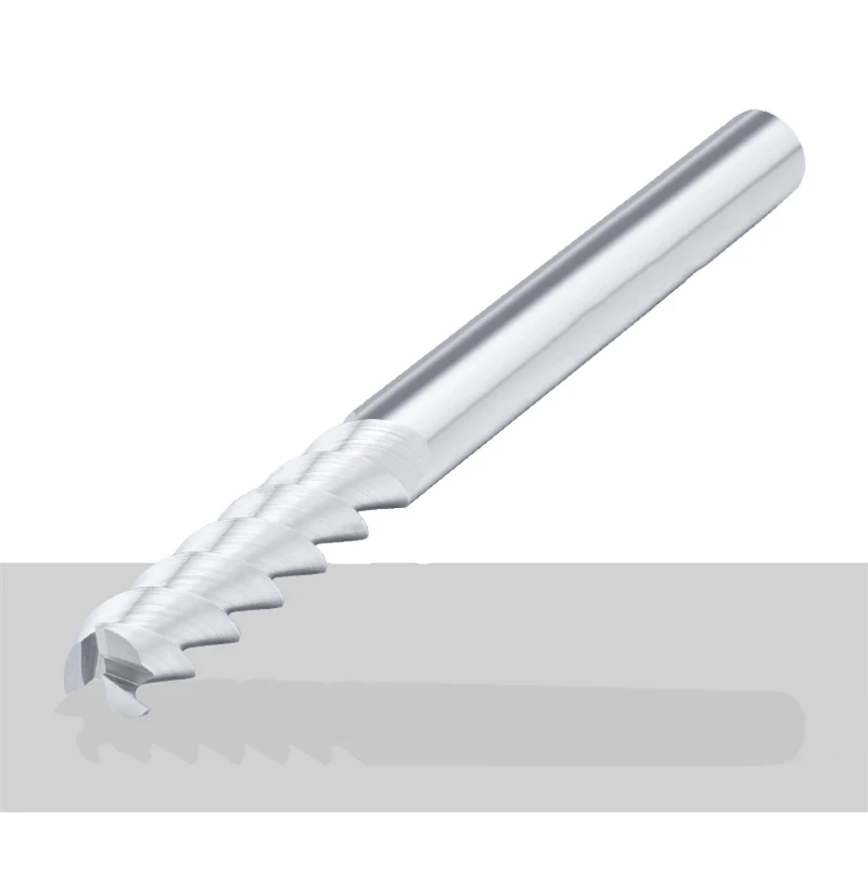 1-20mm Lengthen End Mill for Aluminum HRC50 3 Flute Carbide CNC Milling Cutter Tungsten Steel 75 100 120 150 Long Endmills