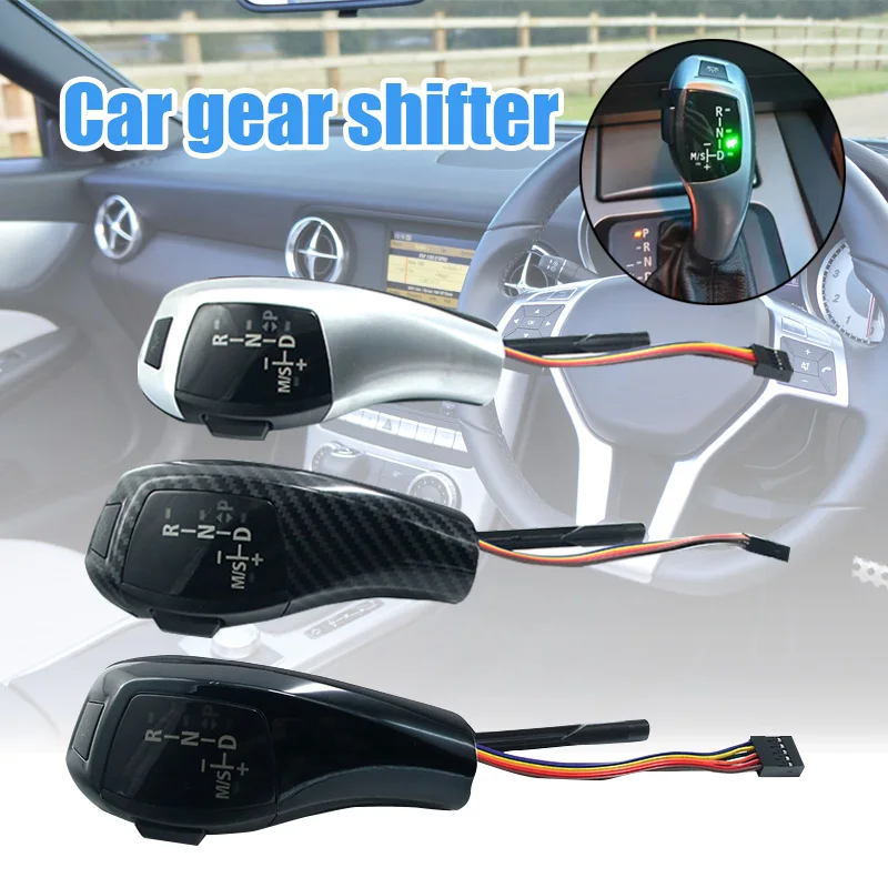 

LED Illuminated Shifts Knob Gear Selector Accessories for 1 3 Series E81 E82 E90 E91 VS998