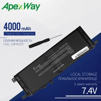 

Apexway 7.4V 4000mAh B21N1329 New Laptop Battery for Asus B21-N1329 X553SA D553MA X453 F553M X453MA Ultrabook 0B200-00840000