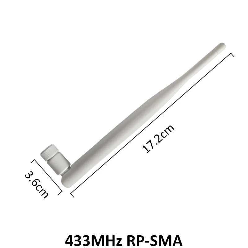 433 МГц Антенна 5dbi GSM RP-SMA разъем резиновая Водонепроницаемая антенна Lorawan+ IPX к SMA мужской удлинитель косичка кабель