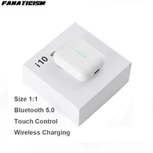 200 шт. новые i10 tws беспроводные наушники для зарядки наушники сенсорный Контрольный динамик Bluetooth 5,0 гарнитуры для мобильных телефонов pk i500 i200