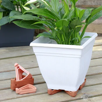 

Newly 12pcs Flower/Plant Pot Feet Invisible Pot Toes Lifters Pot Plant Stand Rack for Indoor and Outdoor Plant Pots TE88