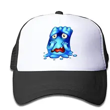 HHNYL сетчатая Кепка мультфильм удивленный вируса Дальнобойщик шляпа регулируемая задняя сетчатая Кепка для малышей