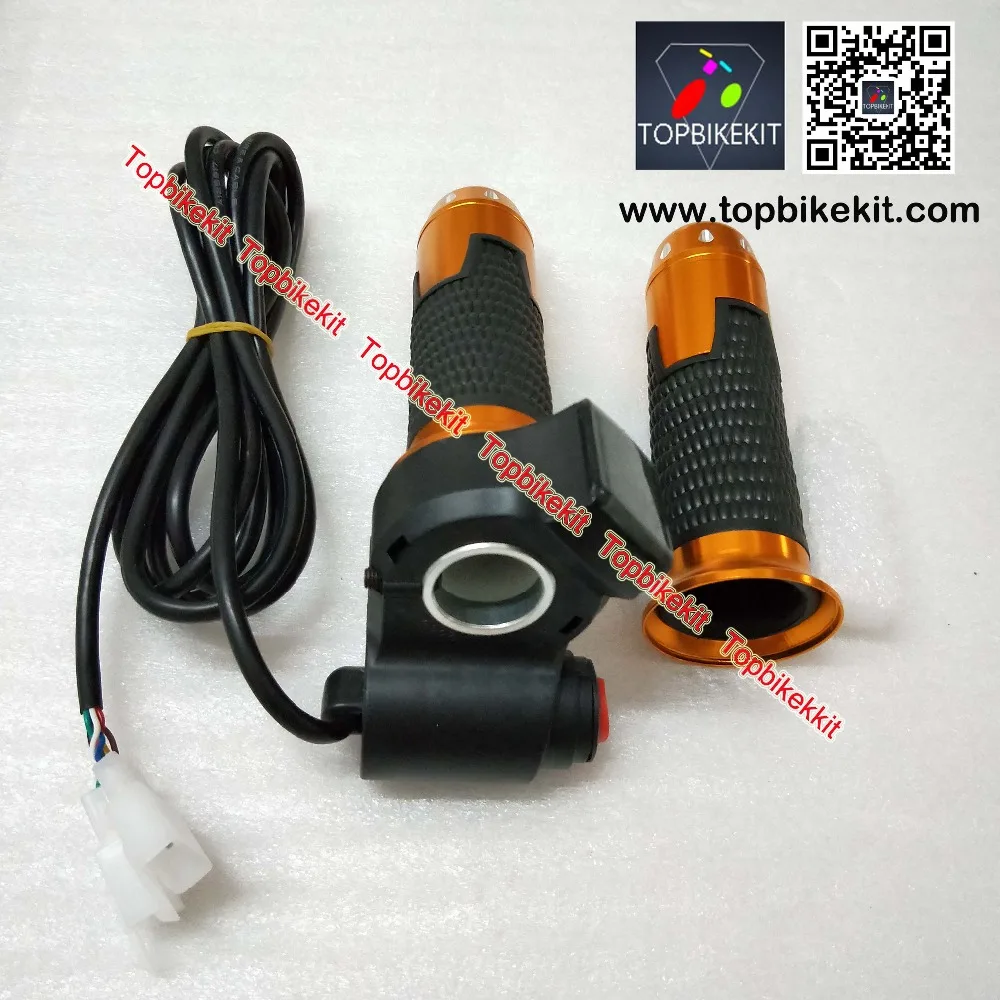 24V36V48V60V72Twist GripsThrottle Handlebars LED Display with 3Speed Switch  (5)