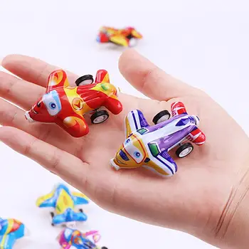 

5Pcs Mini Pull Back Plane Little Simulation Model Kids Children Playing Toy