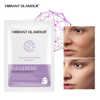 

VIBRANT GLAMOUR Fullerene Dehydrated Face Mask Anti-Aging Reduce Fine Lines Moisturizing Water-Locking Smooth Delicate Skin Care