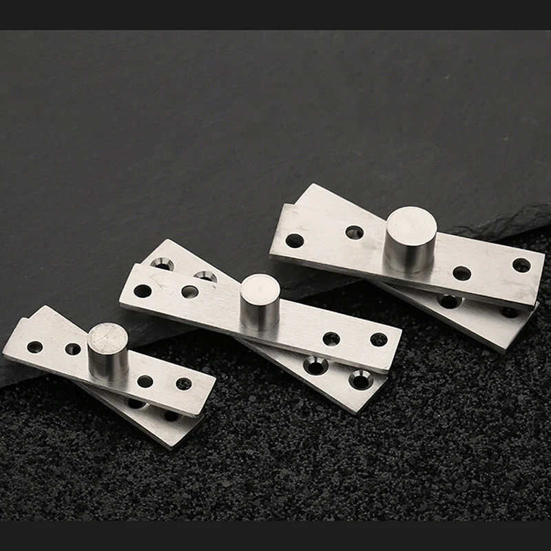 1Pc Hot Metal 360 Degree Rotating Shaft Hidden Door Pivot Hinges Stainless Steel Concealed Hidden Door Hinges Furniture Hardware