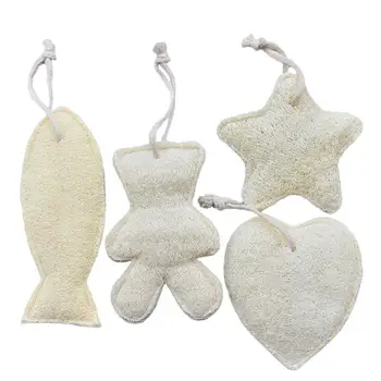 

100% Pure Natural Loofah Bathing Clean Bath Artifact Cartoon Children Loofah Exfoliating Bath Towel Bath Ball