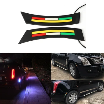 

2PCS Car SUV Wheel Eyebrow LED Light Side Marker Turn Signal Indicator Light Lamp 12V Waterproof
