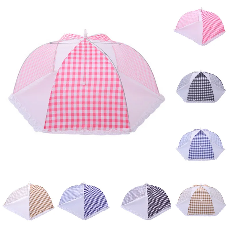 1PC Kitchen Food Umbrella Cover Picnic Barbecue Party Fly Mosquito Mesh Net Tent