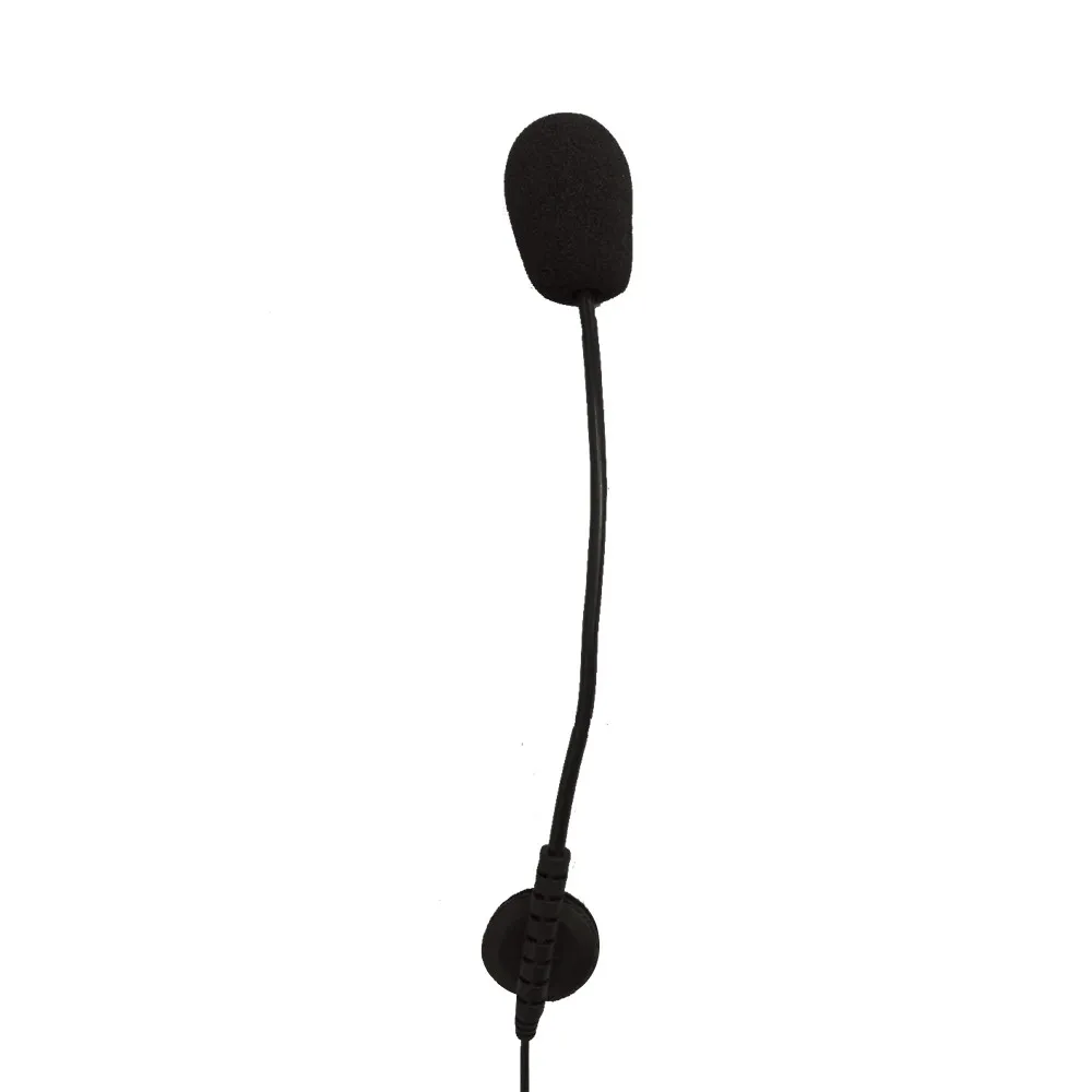 Open/Half Face Motorcycle Bike Helmet Earpiece Headset Mic Microphone For Motorola Two Way Radio WalkieTalkie 2pin CP100, CP125