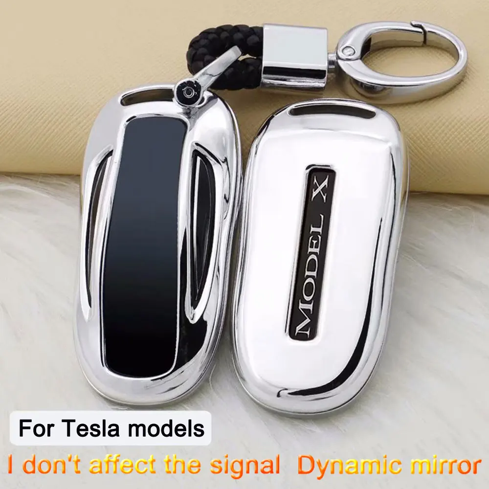 Горячая Распродажа ABS покрытие Смарт для Tesla модель X пульт дистанционного ключа чехол Брелок чехол автомобильный ключ кошелек держатель карман авто оболочка капот аксессуары