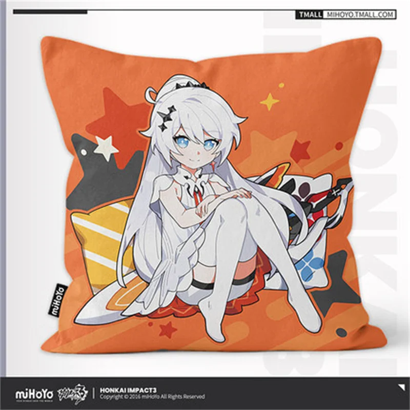 Honkai Impact 3 Pillow Kissen Summer Series Square Second Bullet Plush  Pillow Accessories Cosplay Peripherals 2023 New Games - AliExpress