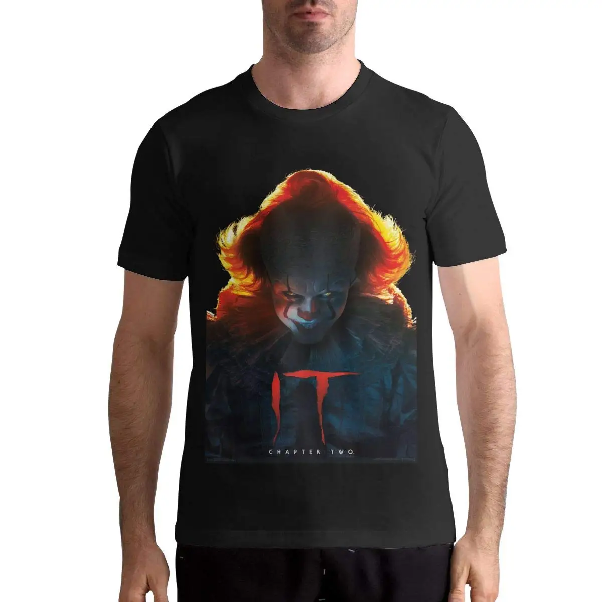 It Chapter 2 Shirt Men T-Shirt Casual Classic Short Sleeve Tops Tee Shirt Casual Short Sleeve