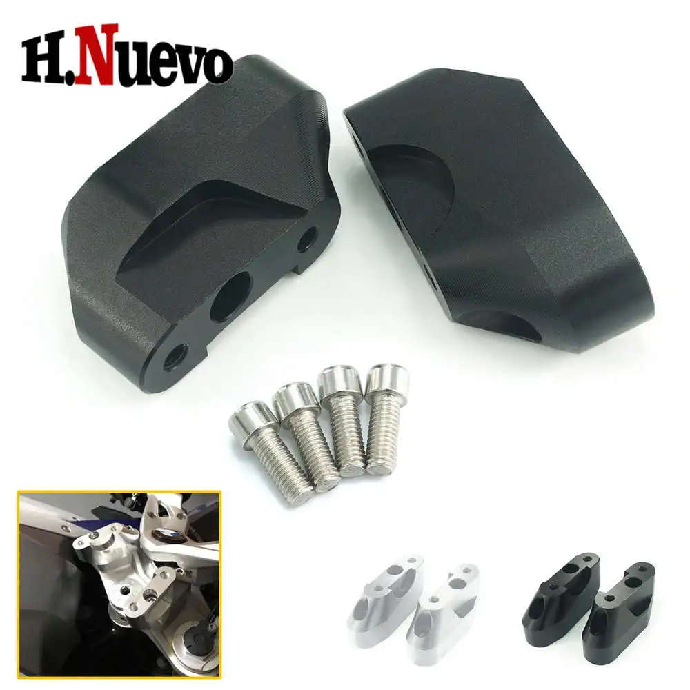 

Motorcycle Accessories For R1200RS 2015 2016 Movers Back Bracket Kit For R1200 RS 15-16 Handlebar Riser Up Motorbike Scooter